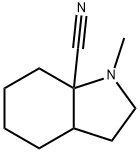 7aH-Indole-7a-carbonitrile,octahydro-1-methyl-(9CI) Struktur