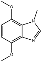 1H-Benzimidazole,4,7-dimethoxy-1-methyl-(9CI) Struktur