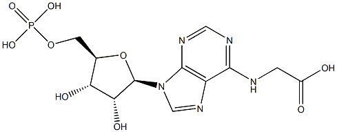 N(6)-carboxymethyl-5'-AMP Struktur