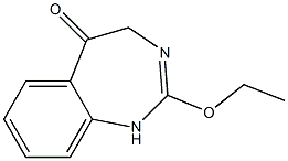 5H-1,3-Benzodiazepin-5-one,2-ethoxy-1,4-dihydro-(9CI) Struktur