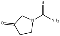 1-Pyrrolidinecarbothioamide,3-oxo-(9CI) Struktur