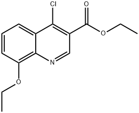 ethyl 4-chloro-8-ethoxyquinoline-3-carboxylate Struktur