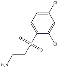 2-(2,4-dichlorophenylsulfonyl)ethanamine Struktur