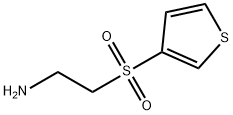 2-(thiophen-3-ylsulfonyl)ethanamine Struktur