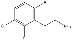 2-(3-chloro-2,6-difluorophenyl)ethanamine Struktur