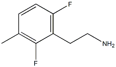 2-(2,6-difluoro-3-methylphenyl)ethanamine Struktur