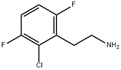 2-(2-chloro-3,6-difluorophenyl)ethanamine Struktur