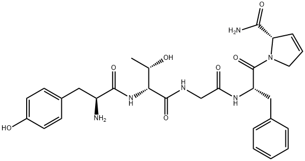 enkephalinamide, Thr(2)-delta(3)Pro(5)- Struktur