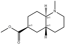 6-Quinolinecarboxylicacid,decahydro-1-methyl-,methylester,(4aalpha,6alpha,8abta)-(9CI) Struktur