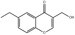 4H-1-Benzopyran-4-one,6-ethyl-3-(hydroxymethyl)-(9CI) Struktur