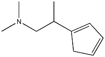 1,3-Cyclopentadiene-1-ethanamine,N,N,beta-trimethyl-(9CI) Struktur