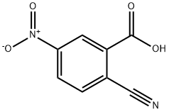 2-cyano-5-nitrobenzoic acid Struktur