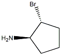 Cyclopentanamine, 2-bromo-, (1R,2R)-rel- (9CI) Struktur