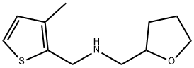 2-Furanmethanamine,tetrahydro-N-[(3-methyl-2-thienyl)methyl]-(9CI) Struktur