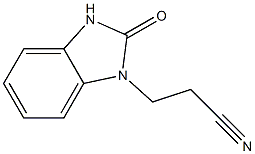 1H-Benzimidazole-1-propanenitrile,2,3-dihydro-2-oxo-(9CI) Struktur