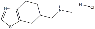 (N-Methylaminomethyl)-6 tetrahydro-4,5,6,7-benzo(d)thiazole chlorhydra te [French] Struktur