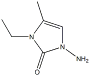 2H-Imidazol-2-one,1-amino-3-ethyl-1,3-dihydro-4-methyl-(9CI) Struktur