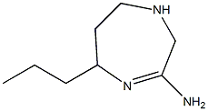 1H-1,4-Diazepin-3-amine,2,5,6,7-tetrahydro-5-propyl-(9CI) Struktur