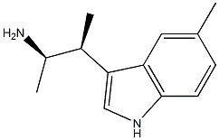 1H-Indole-3-ethanamine,alpha,bta,5-trimethyl-,(R*,S*)-(9CI) Struktur