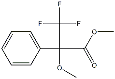 α-Methoxy-α-(trifluoromethyl)benzeneacetic acid methyl ester Struktur