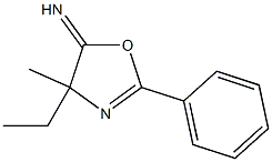 5(4H)-Oxazolimine,4-ethyl-4-methyl-2-phenyl-(9CI) Struktur