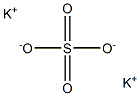 Potassium sulfate(VI) Struktur