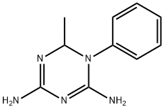 1,3,5-Triazine-2,4-diamine,1,6-dihydro-6-methyl-1-phenyl-(9CI) Struktur