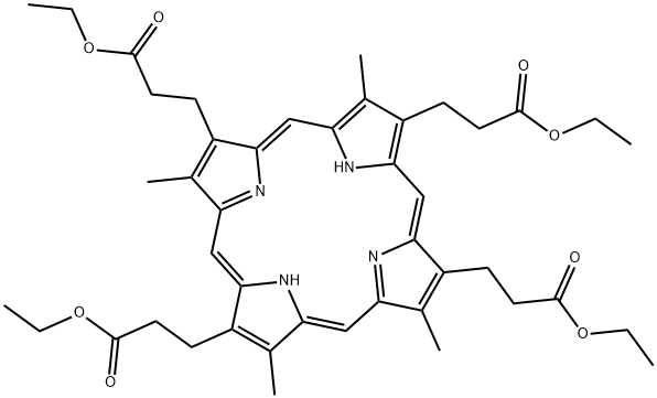 COPROPORPHYRIN III TETRAETHYL ESTER) Struktur