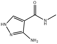 1H-Pyrazole-4-carboxamide,3-amino-N-methyl-(9CI) Struktur