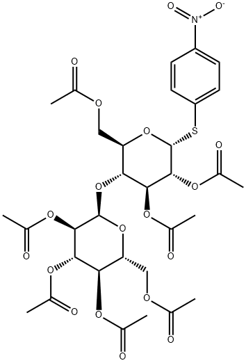 4-NITROPHENYL HEPTA-O-ACETYL-1-THIO-BETA Struktur