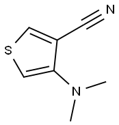 3-Thiophenecarbonitrile,4-(dimethylamino)-(9CI) Struktur