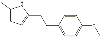 1H-Pyrrole,2-[2-(4-methoxyphenyl)ethyl]-5-methyl-(9CI) Struktur