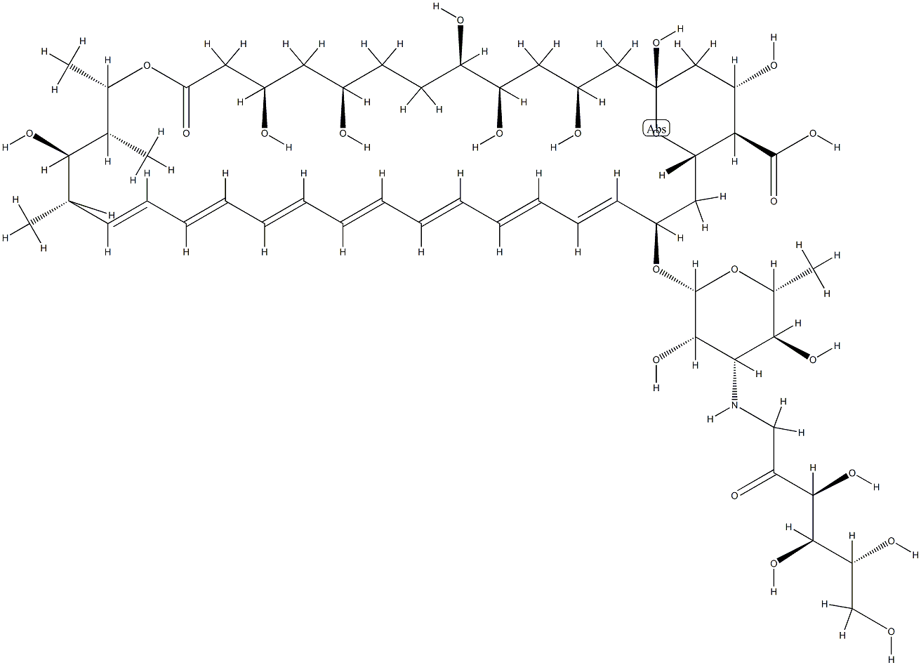 N-fructosylamphotericin B Struktur