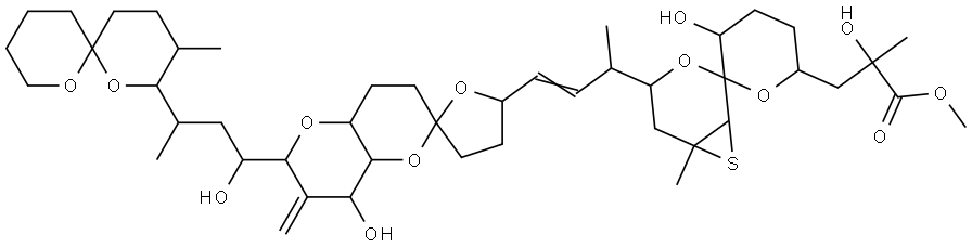 acanthifolicin methyl ester Struktur