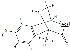 4,1-(Epoxymethano)isoquinolin-10-one,1,2,3,4-tetrahydro-6-hydroxy-1-methyl-(9CI) Struktur