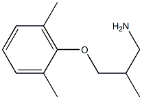 1-Propanamine,3-(2,6-dimethylphenoxy)-2-methyl-(9CI) Struktur