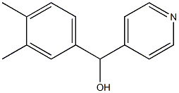 4-Pyridinemethanol,alpha-(3,4-dimethylphenyl)-(9CI) Struktur