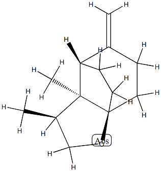 2H-4,7a-Ethanobenzofuran,hexahydro-3,3a-dimethyl-5-methylene-,(3R,3aS,4R,7aR)-rel-(9CI) Struktur