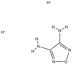 1,2,5-Oxadiazole-3,4-diamine,conjugatediacid(9CI) Struktur