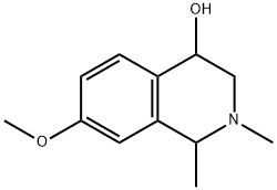 4-Isoquinolinol,1,2,3,4-tetrahydro-7-methoxy-1,2-dimethyl-(9CI) Struktur