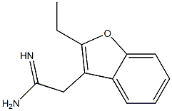 3-Benzofuranethanimidamide,2-ethyl-(9CI) Struktur