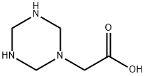 1,3,5-Triazine-1(2H)-aceticacid,tetrahydro-(9CI) Struktur