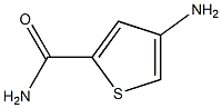 2-Thiophenecarboxamide,4-amino-(9CI) Struktur