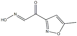 3-Isoxazoleacetaldehyde,5-methyl--alpha--oxo-,aldoxime(9CI) Struktur