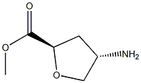 D-erythro-Pentonic acid, 4-amino-2,5-anhydro-3,4-dideoxy-, methyl ester (9CI) Struktur