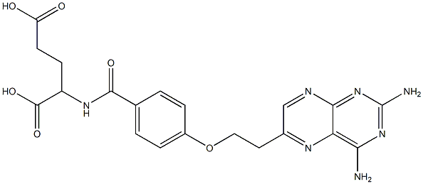 11-oxahomoaminopterin Struktur