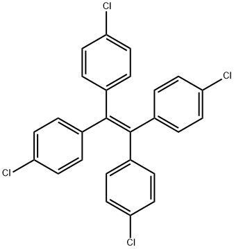 Tetrakis(4-chlorophenyl)ethene Struktur