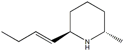 Piperidine, 2-(1-butenyl)-6-methyl-, (2R,6S)-rel- (9CI) Struktur