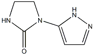 2-Imidazolidinone,1-(1H-pyrazol-3-yl)-(9CI) Struktur