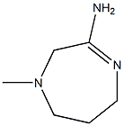 1H-1,4-Diazepin-3-amine,2,5,6,7-tetrahydro-1-methyl-(9CI) Struktur